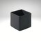 4.75" Square Matte Black Ceramic Vase – Modern Floral Container for Centerpieces & Minimalist Home Decor-92170-56